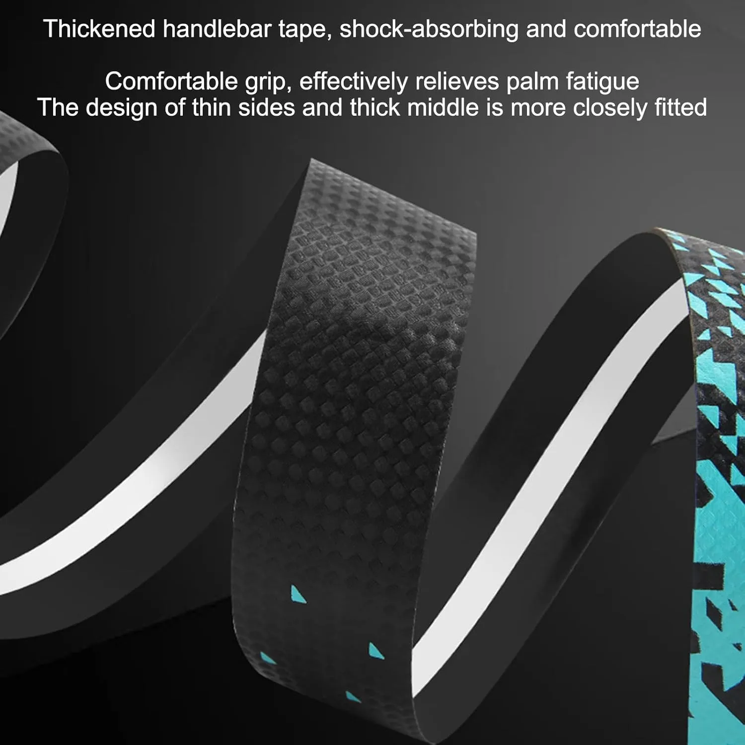 Bike Handlebar Tape - Really Long Bike Handlebar Tape | Bicycles Drop Bar Handle Wrap | Extra Sticky, Shock-Absorbing, Weather-Resistant, Cycling Accessories for Road Mountain Commuting