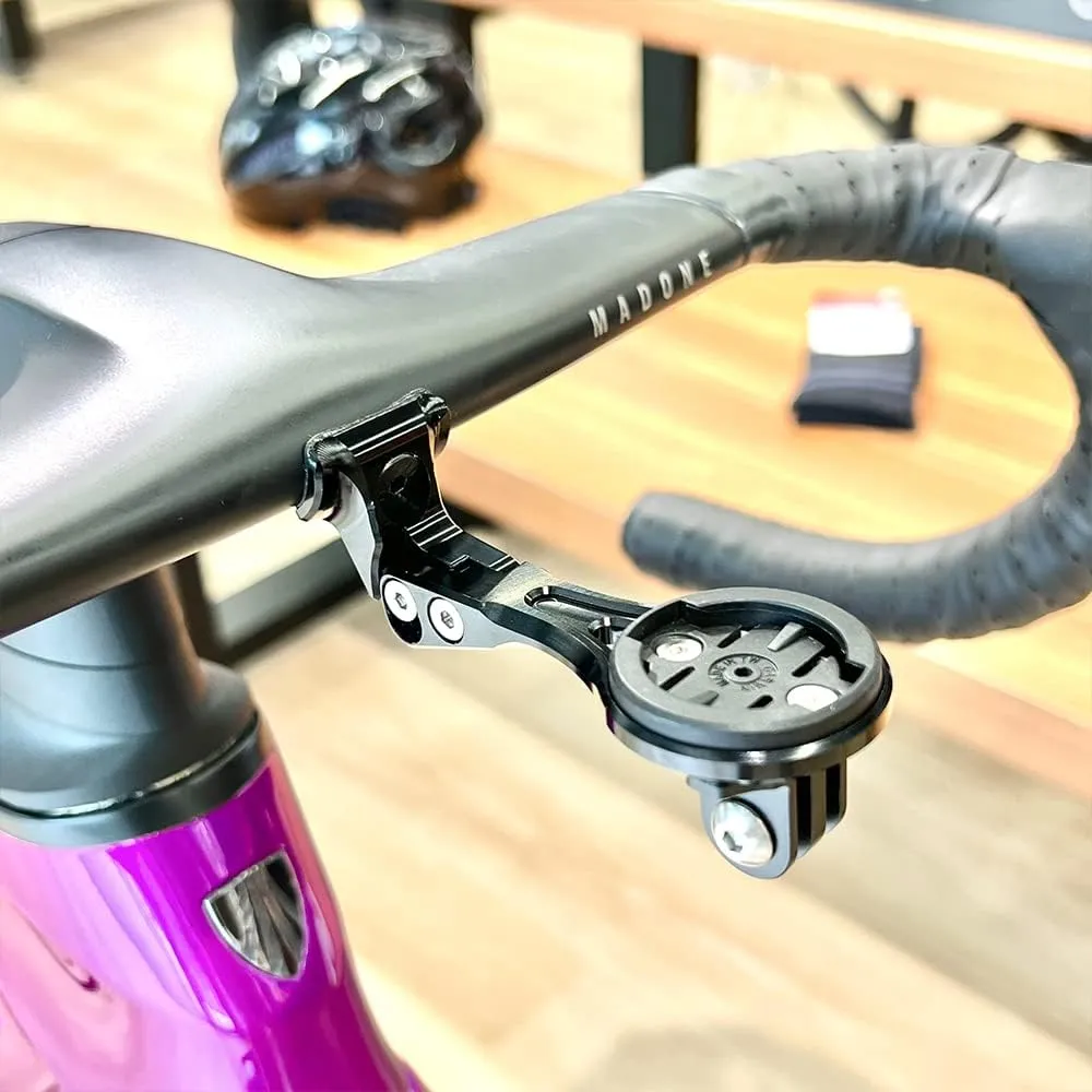 Bike Mount for Garmin Edge Wahoo Elemnt Combo Mount for Trek New Madone Integrated Handlebar Stem