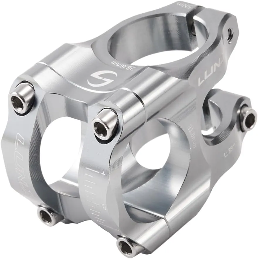 Bike Stem Mountain Bike Stem Short Handlebar Stem for Most Bicycle 35mm Short MTB Ultra-Light CNC Aluminum Alloy 31.8 * 28.6mm