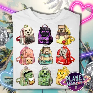 Block Backpacks - T-Shirt
