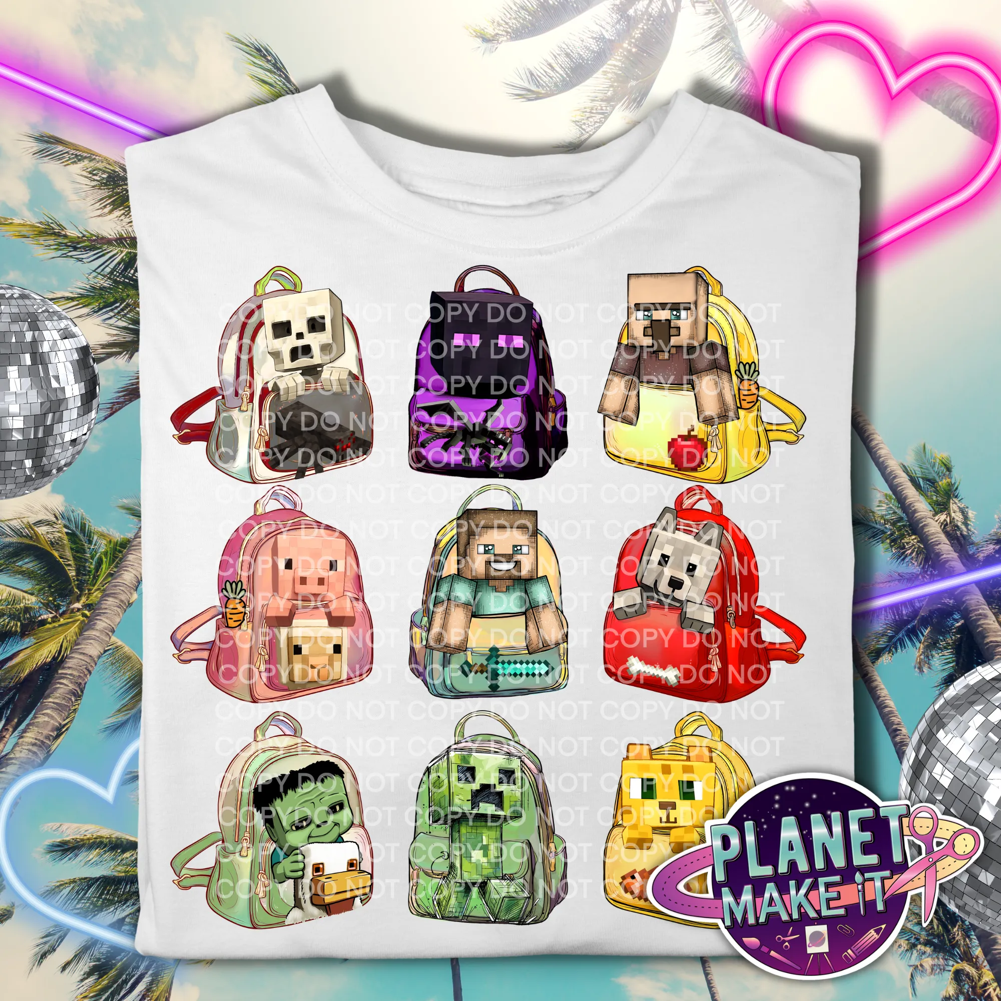 Block Backpacks - T-Shirt