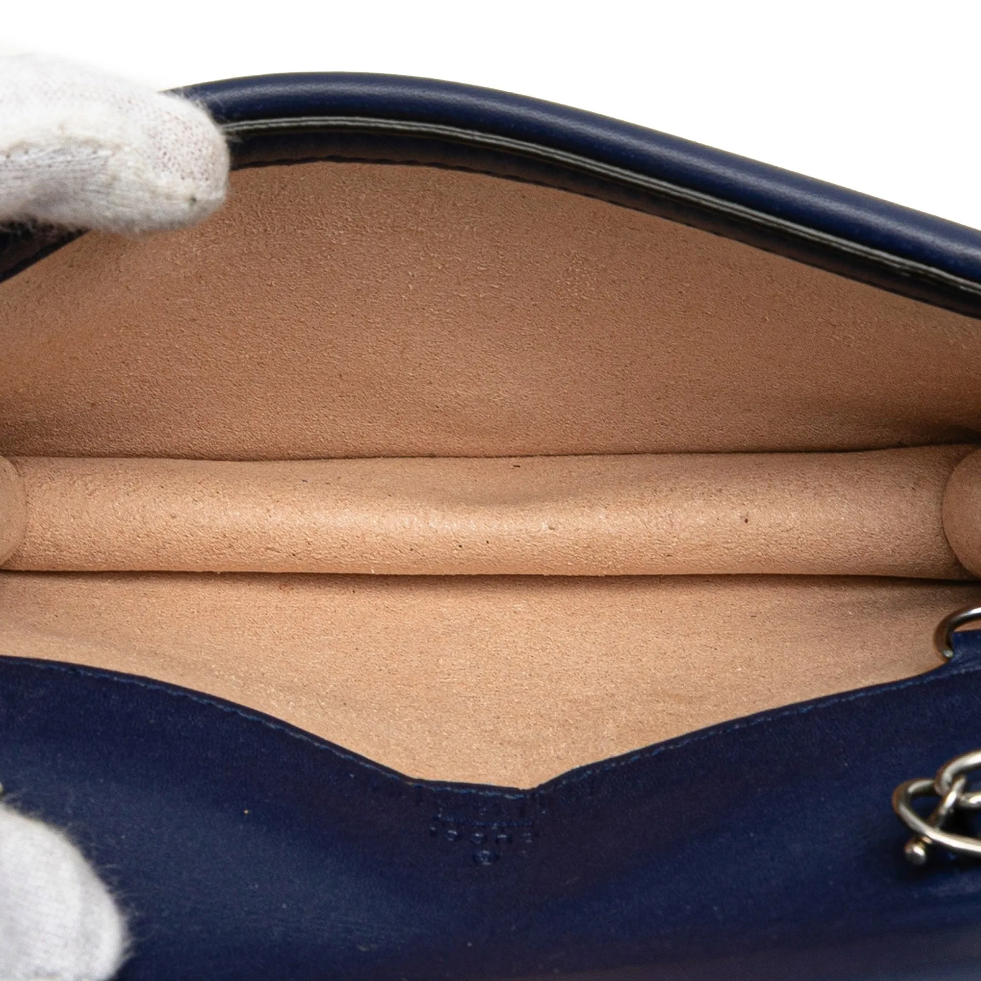 Blue Gucci Super Mini Velvet Dionysus Crossbody