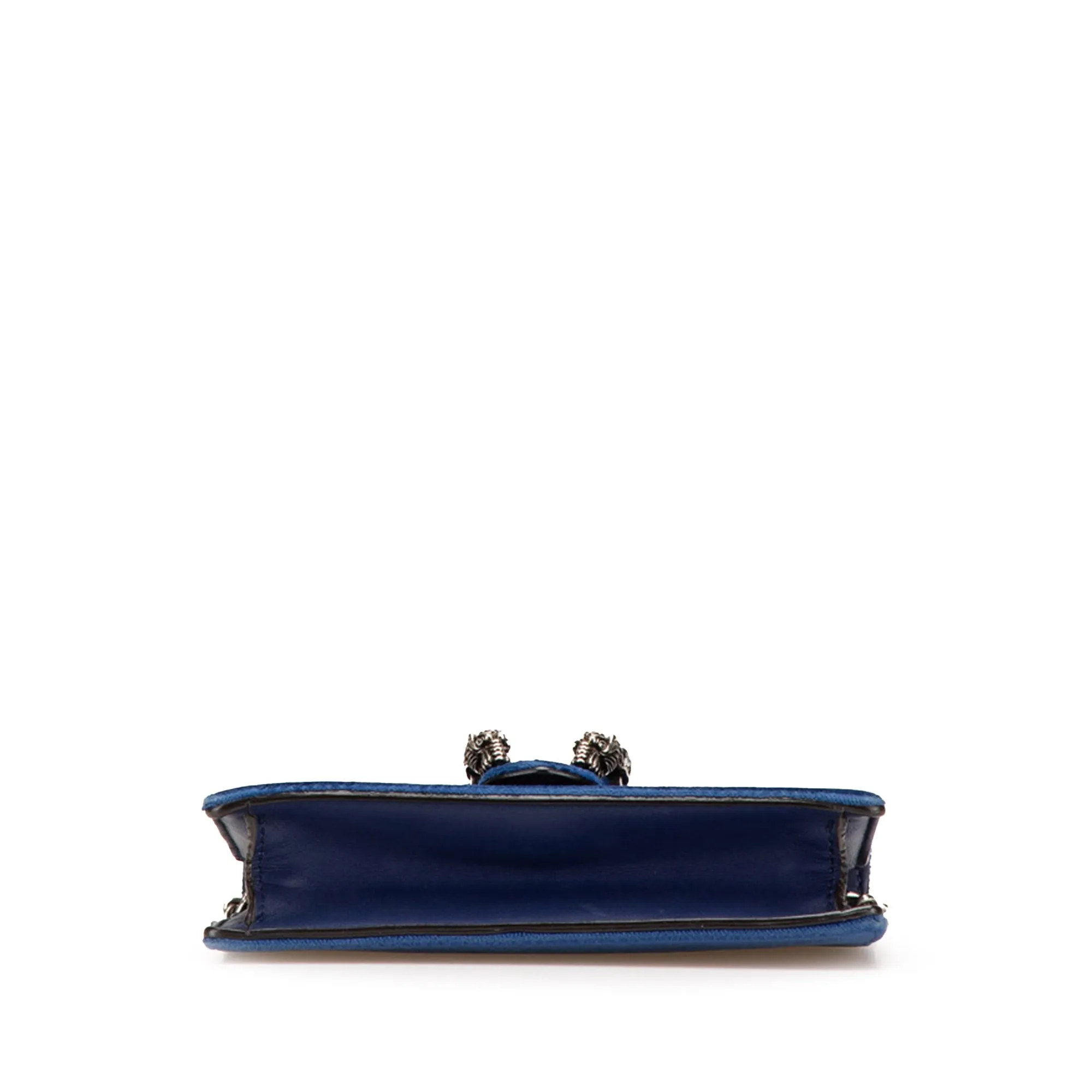 Blue Gucci Super Mini Velvet Dionysus Crossbody