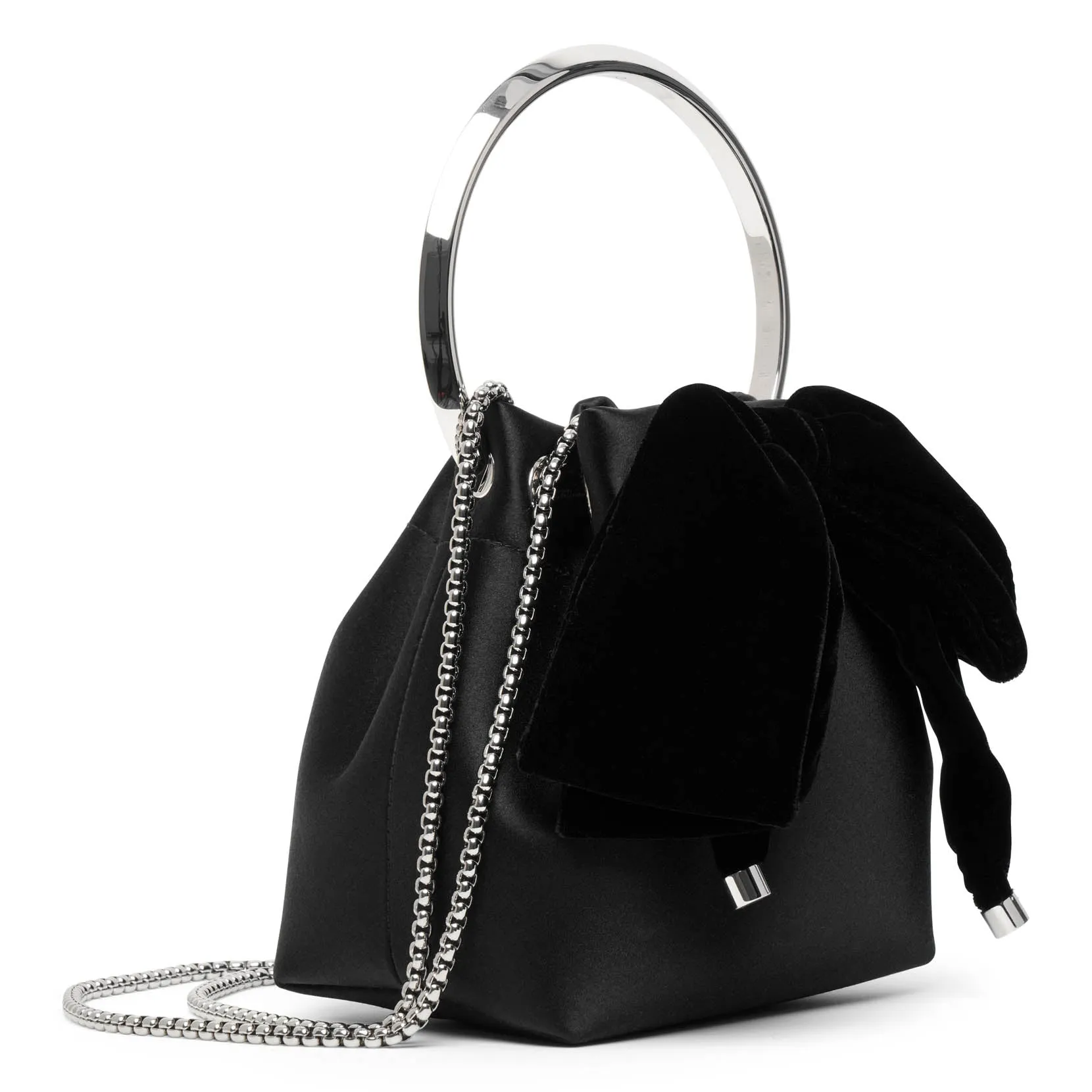 Bon Bon black velvet bag