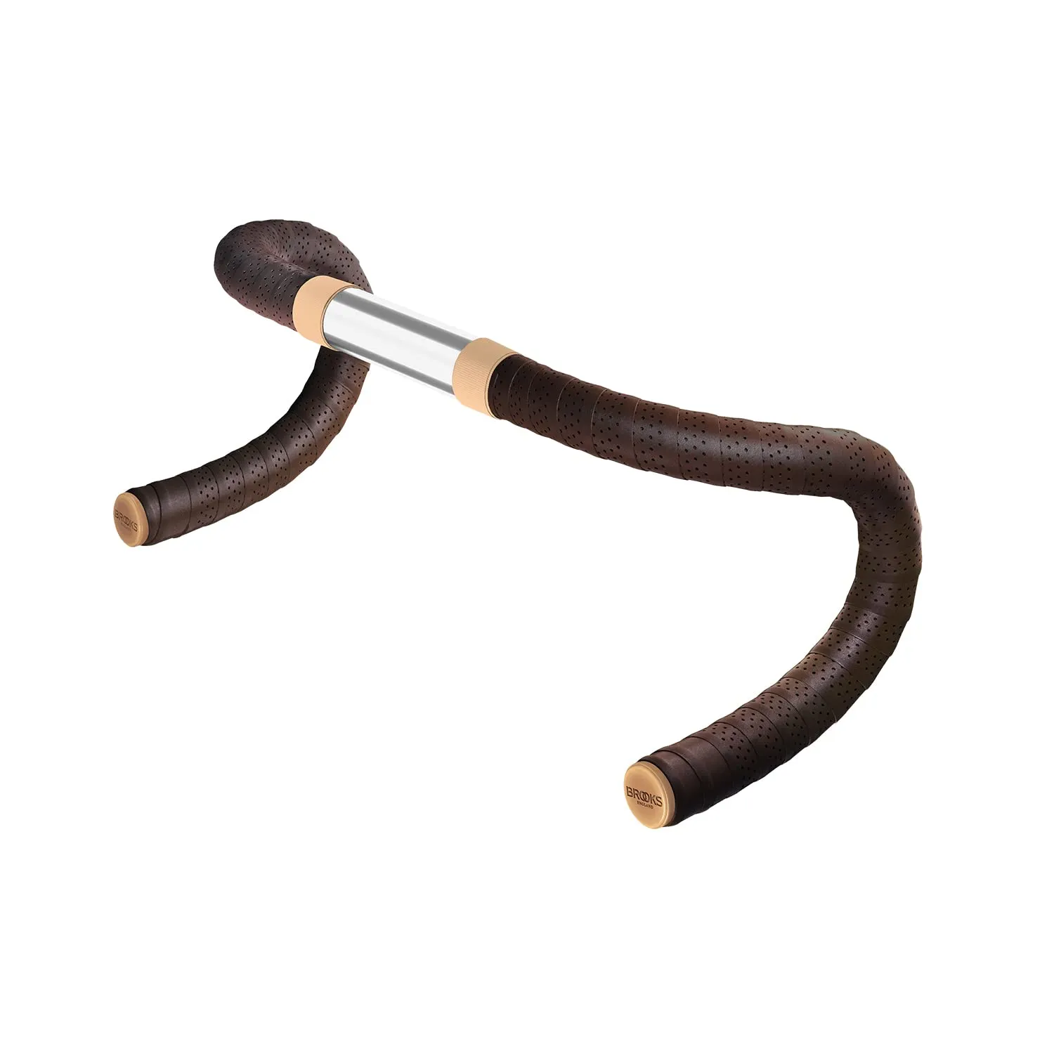 Brooks England Microfiber Waterproof Bar Tape Brown for Road Bikes