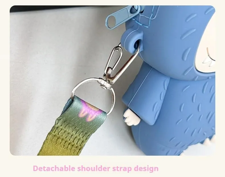 Bubble Mart children's bag cartoon cute crossbody coin purse men's and women's bags Child toy bag(Blue, Big-7)