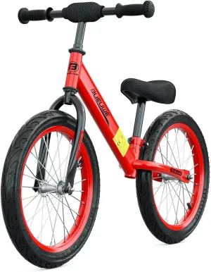 Bueuwe 16 inch Balance Bike for 4 5 6 7 8 Year Old Boys Girls, No Pedal Kids Bikes, Toddler Training Bicycle with Adjustable Seat, Best Gift