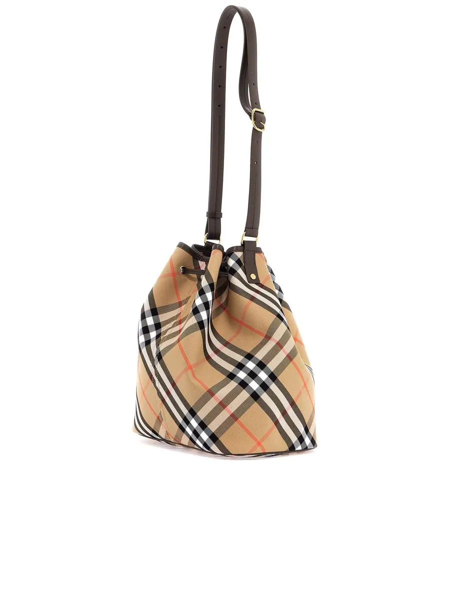 Burberry Checkered Bucket Bag