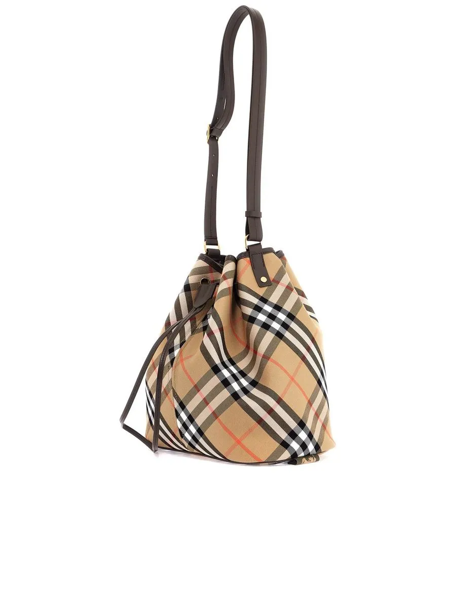 Burberry Checkered Bucket Bag