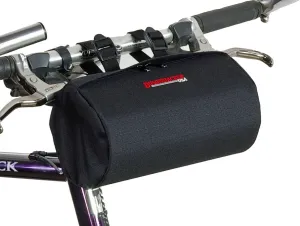 Bushwhacker Cody Black Bicycle Handlebar & Seat Bag – Versatile Cycling Pack for Bike Cylinder Storage, Saddle Bag for Front or Rear Accessories, Ideal for Commuting and Outdoor Adventures