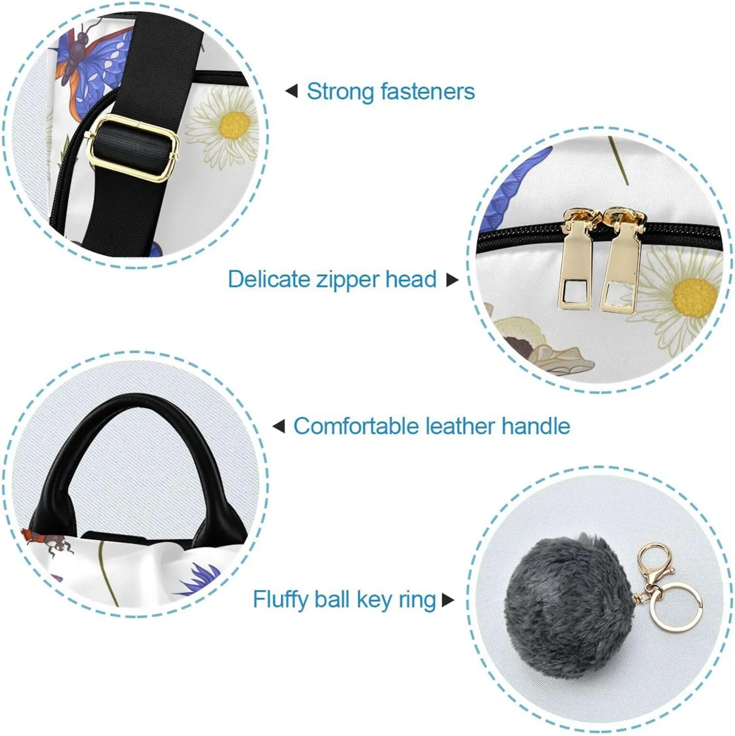 Butterfly Backpack for Women Fashion Casual Daypack Backpack Small Backpack Purse 13.4 X 5.9 X 15in Pattern 6
