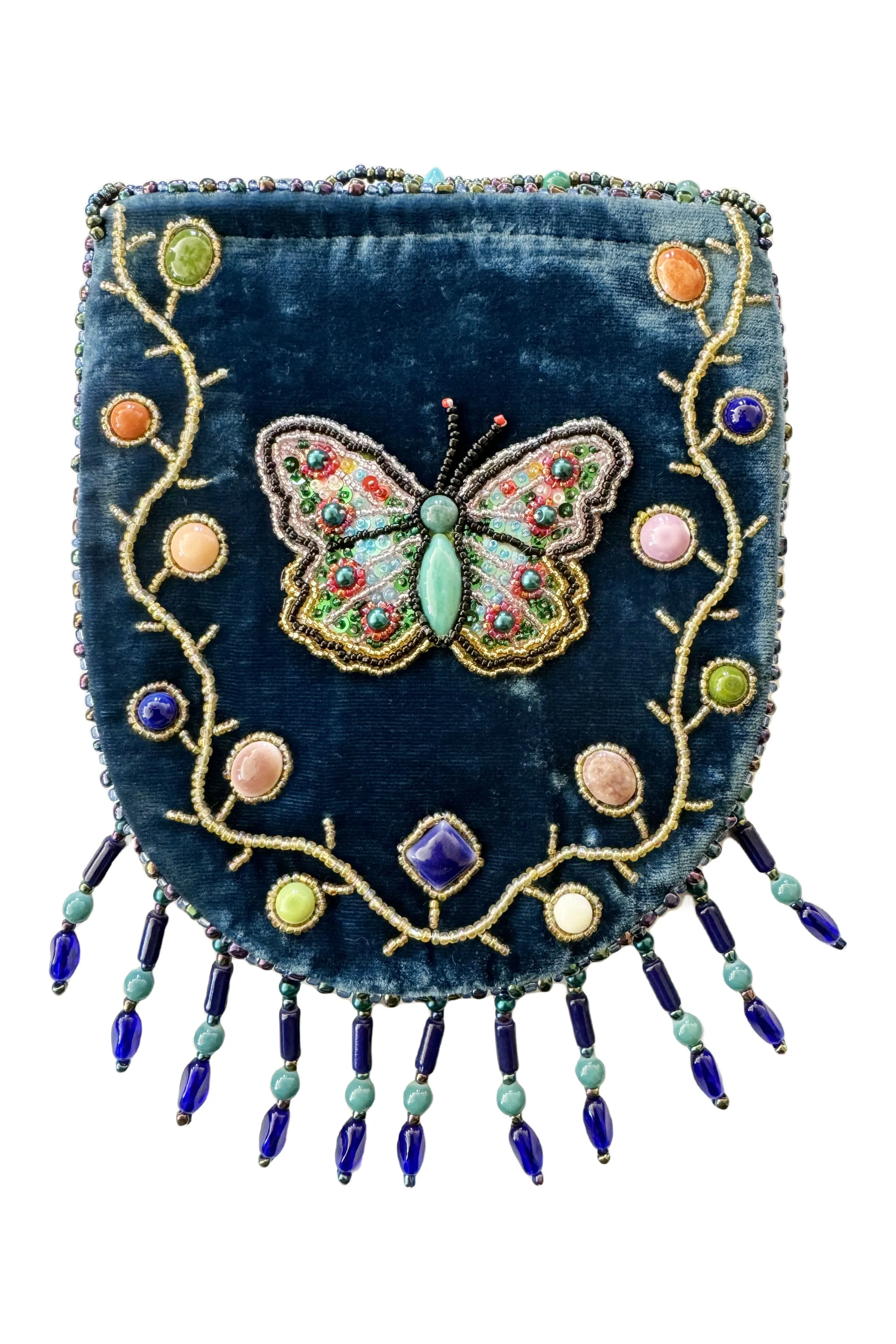 Butterfly Pattern Velvet Crossbody MUG-Butterfly
