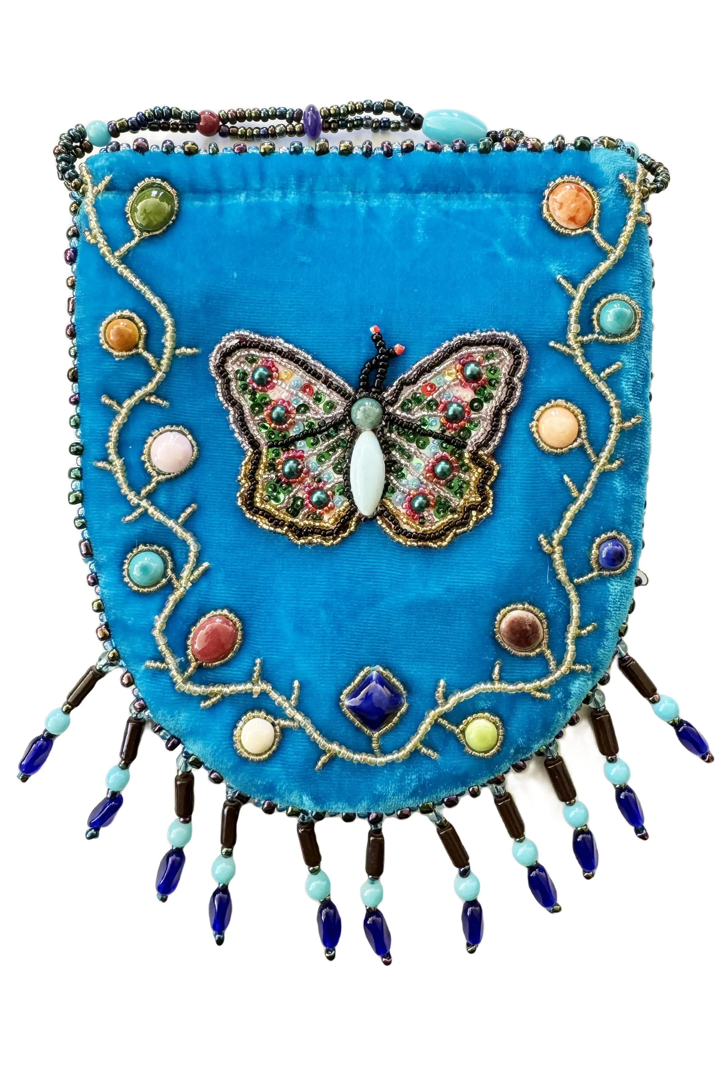 Butterfly Pattern Velvet Crossbody MUG-Butterfly
