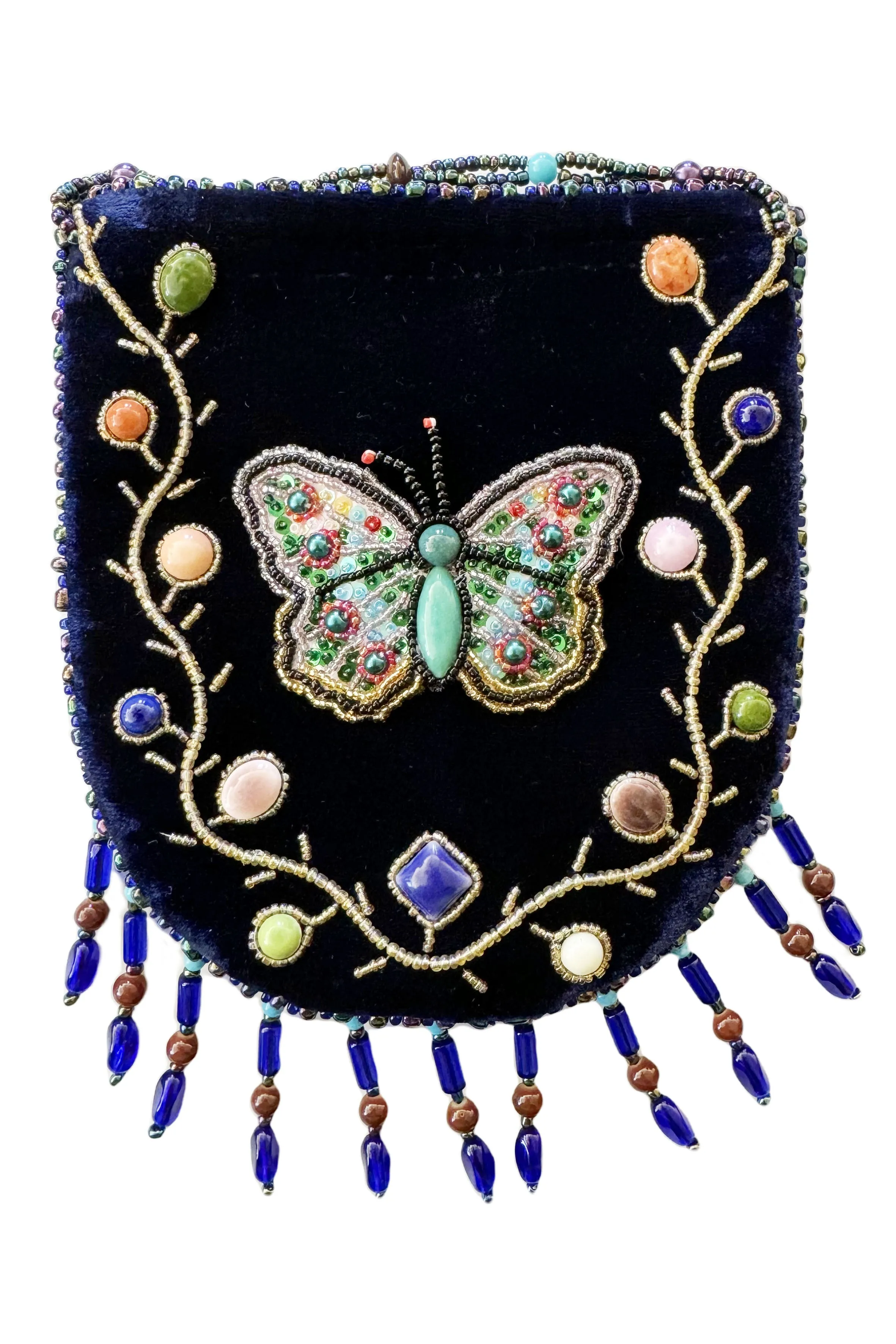 Butterfly Pattern Velvet Crossbody MUG-Butterfly