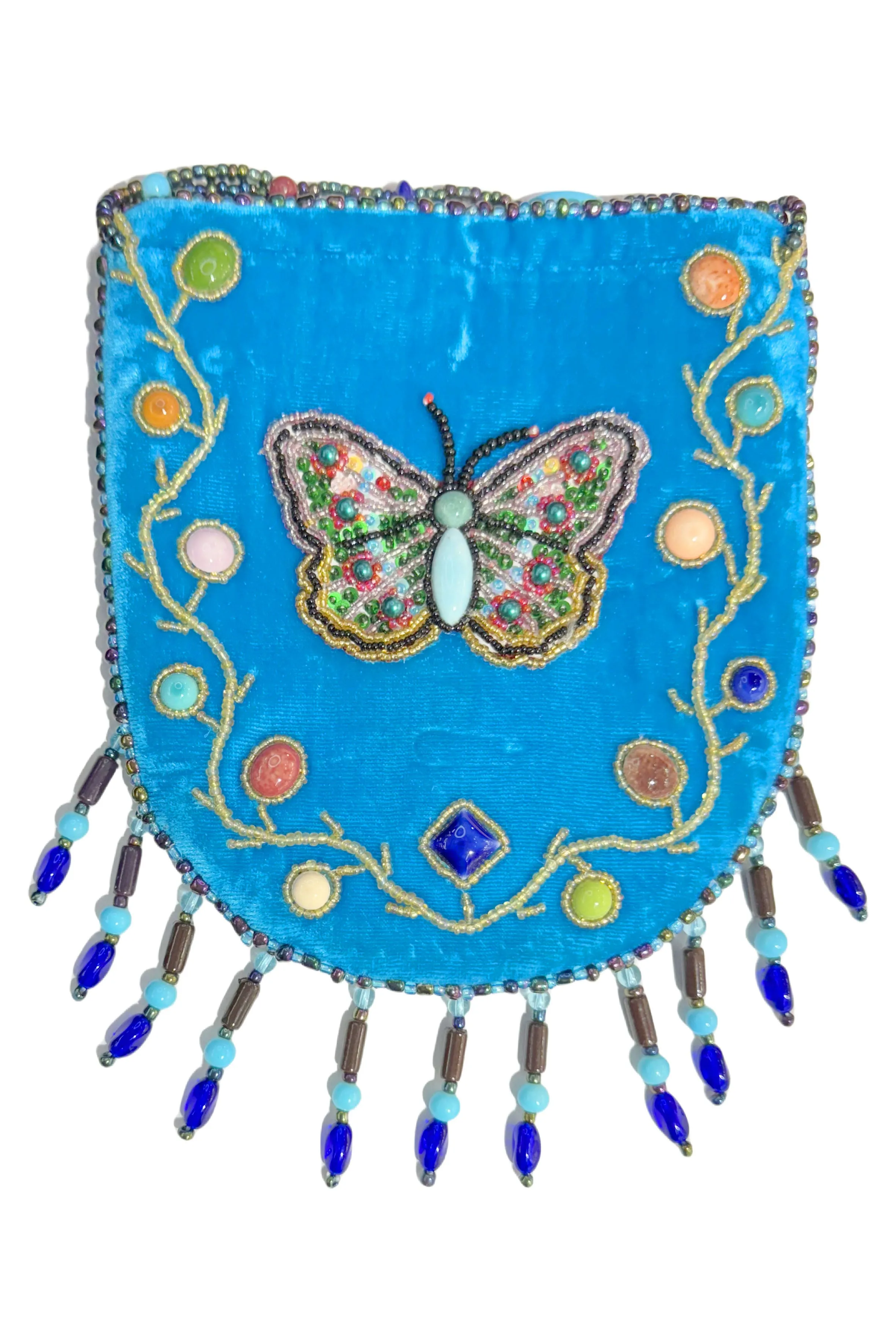 Butterfly Pattern Velvet Crossbody MUG-Butterfly