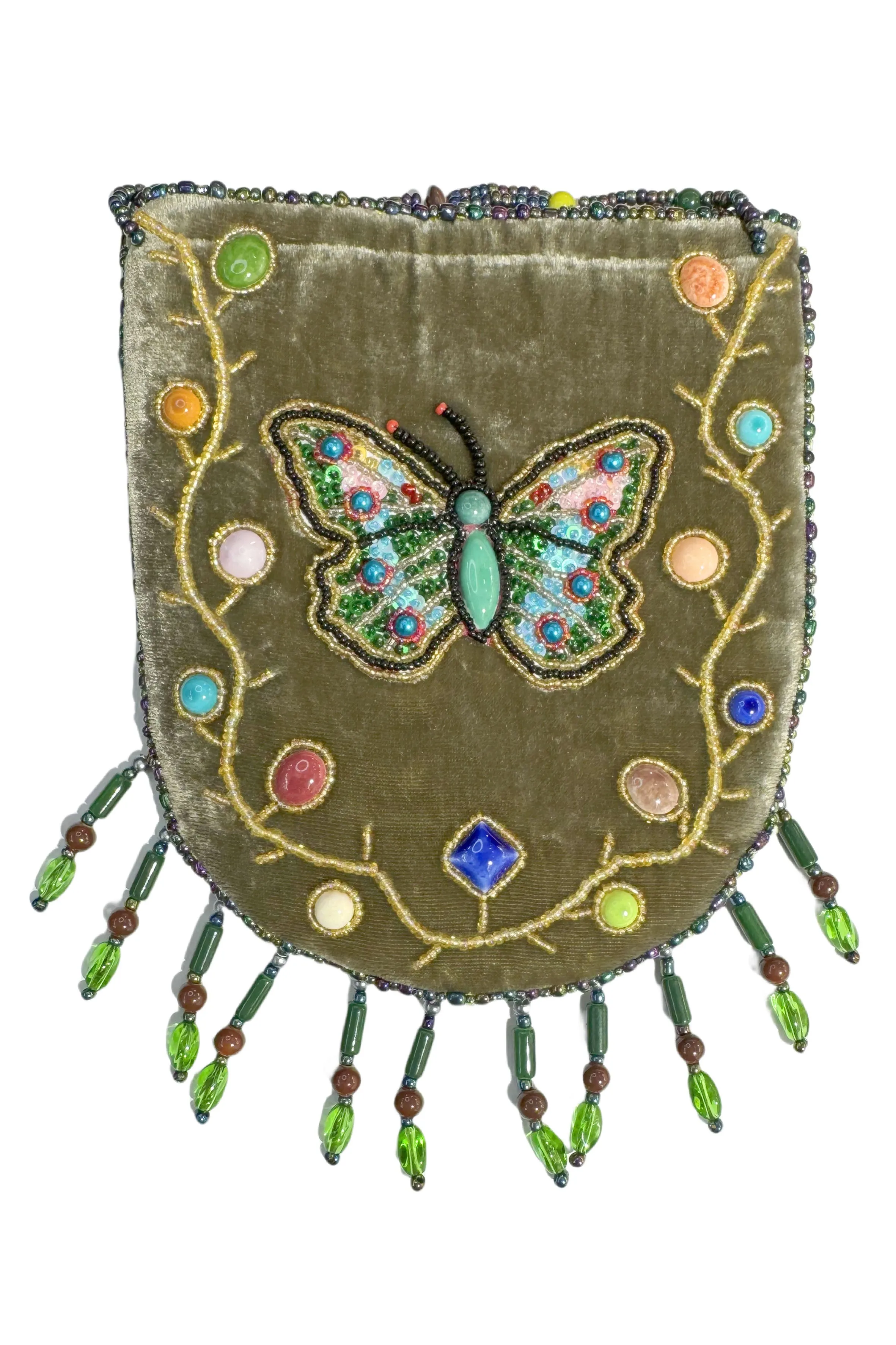 Butterfly Pattern Velvet Crossbody MUG-Butterfly