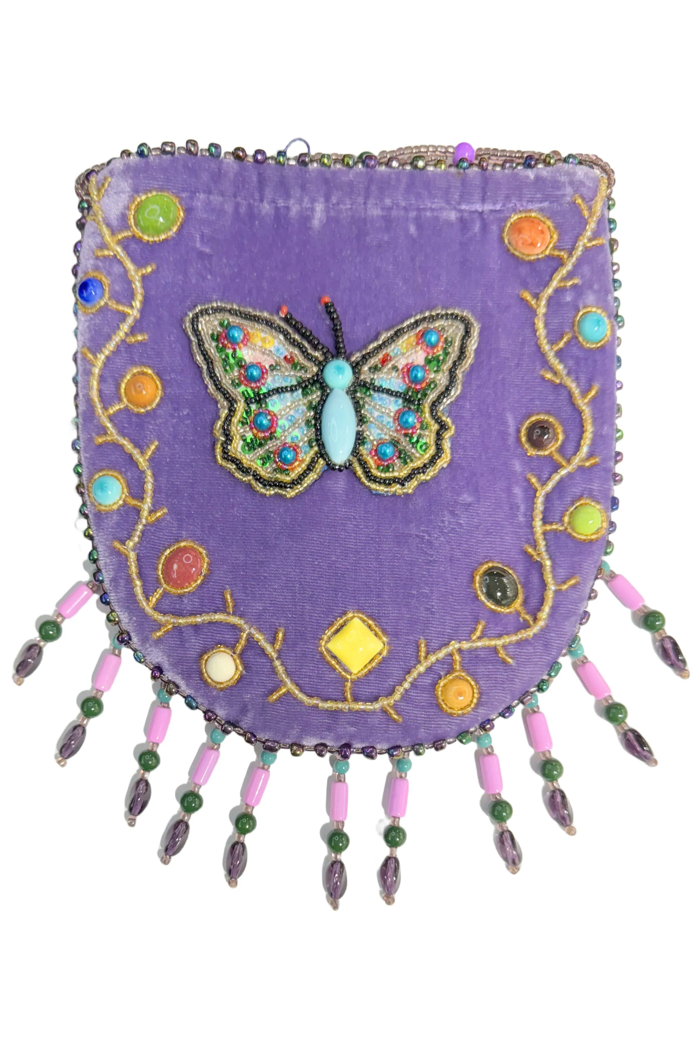 Butterfly Pattern Velvet Crossbody MUG-Butterfly