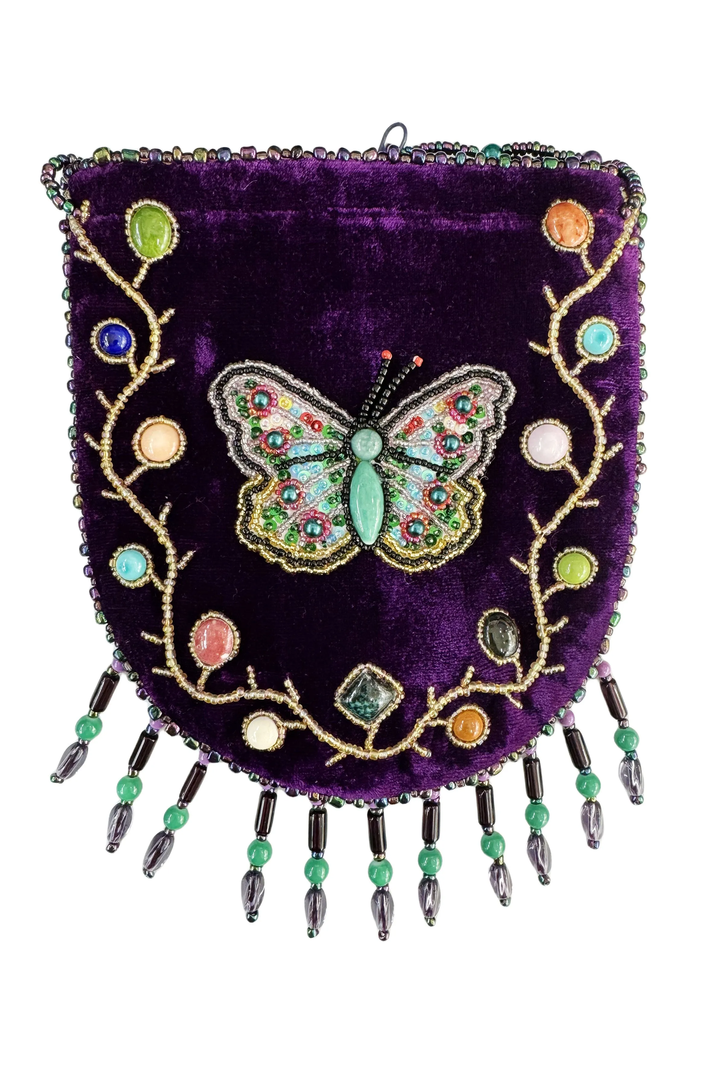 Butterfly Pattern Velvet Crossbody MUG-Butterfly