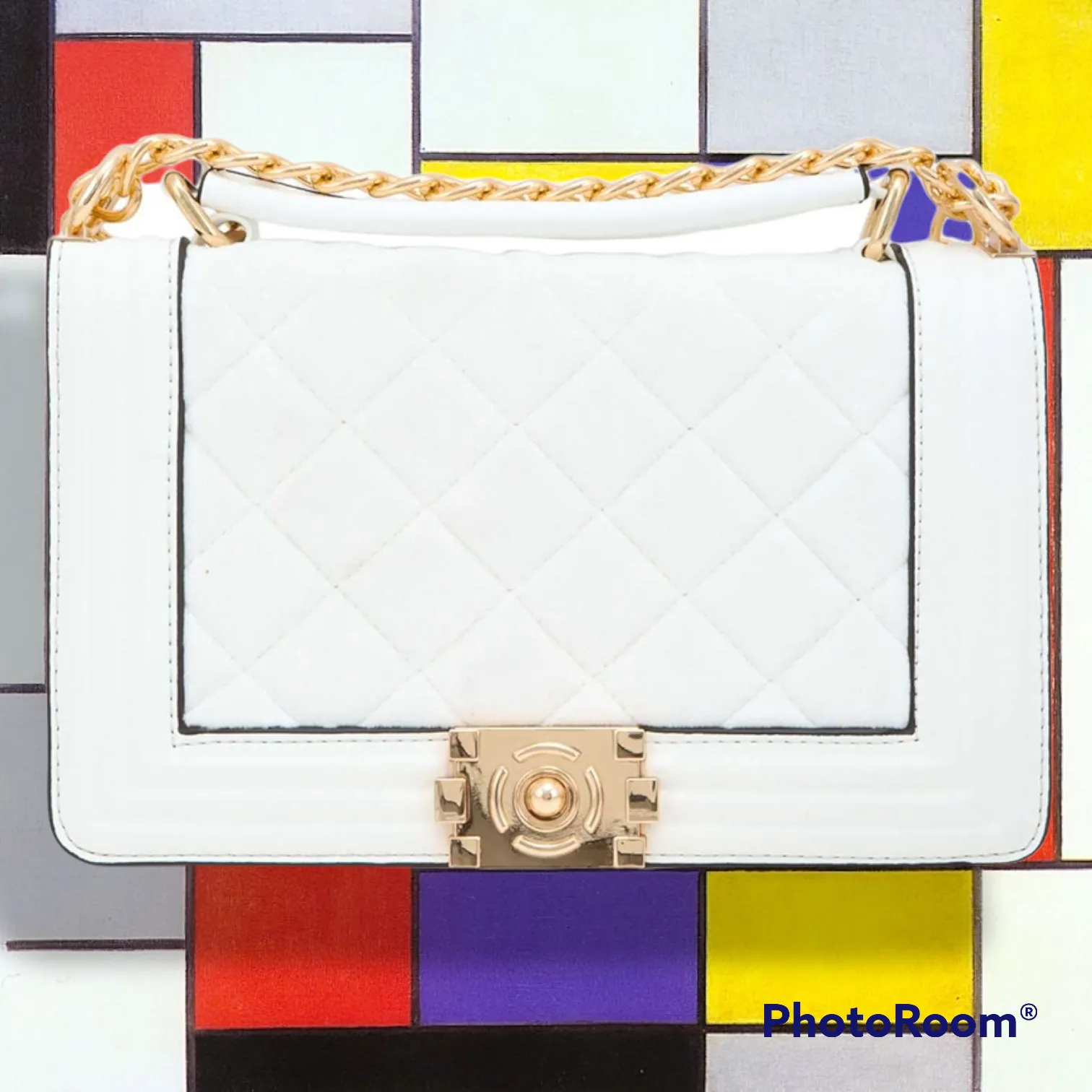 CALEESA VELVET HANDBAG