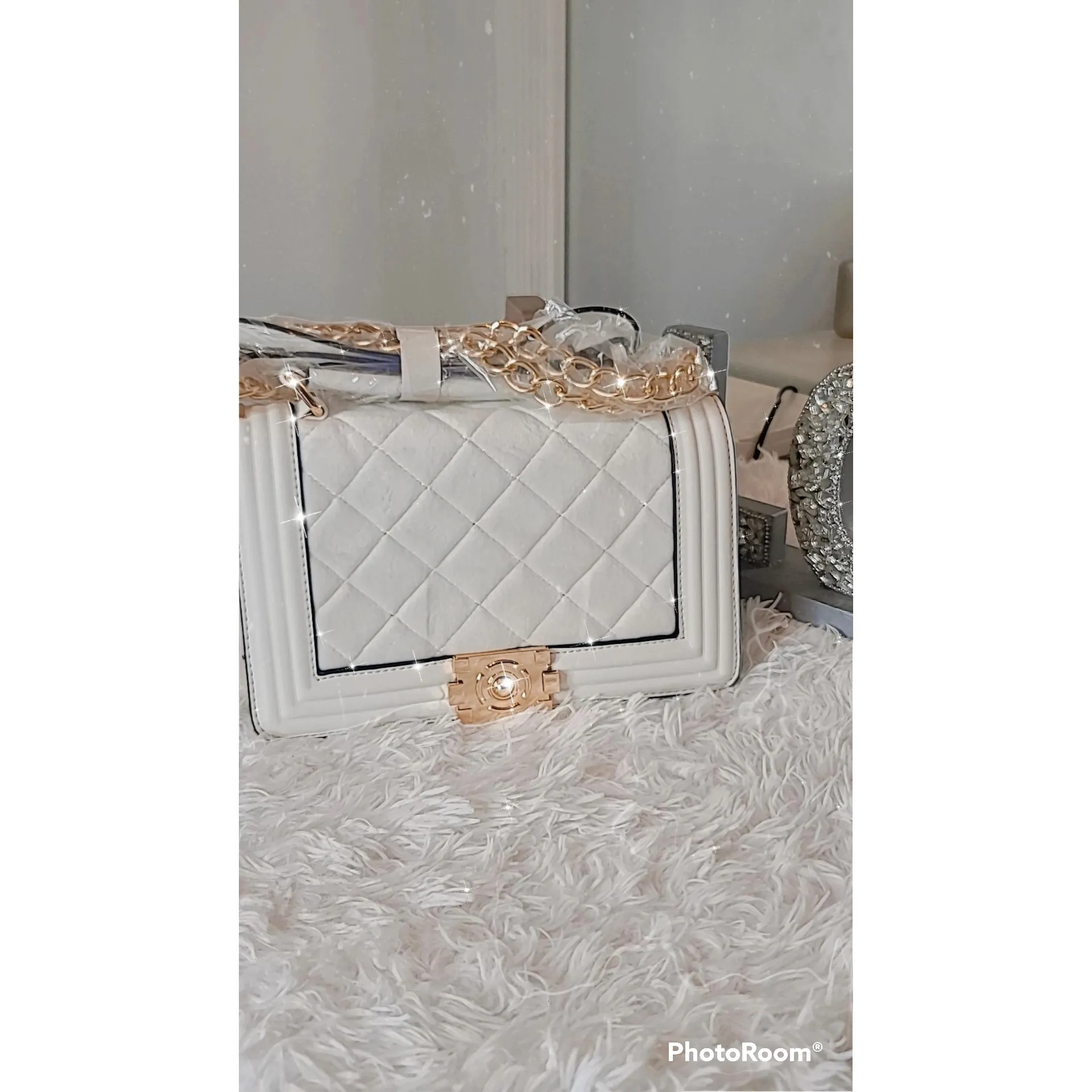 CALEESA VELVET HANDBAG