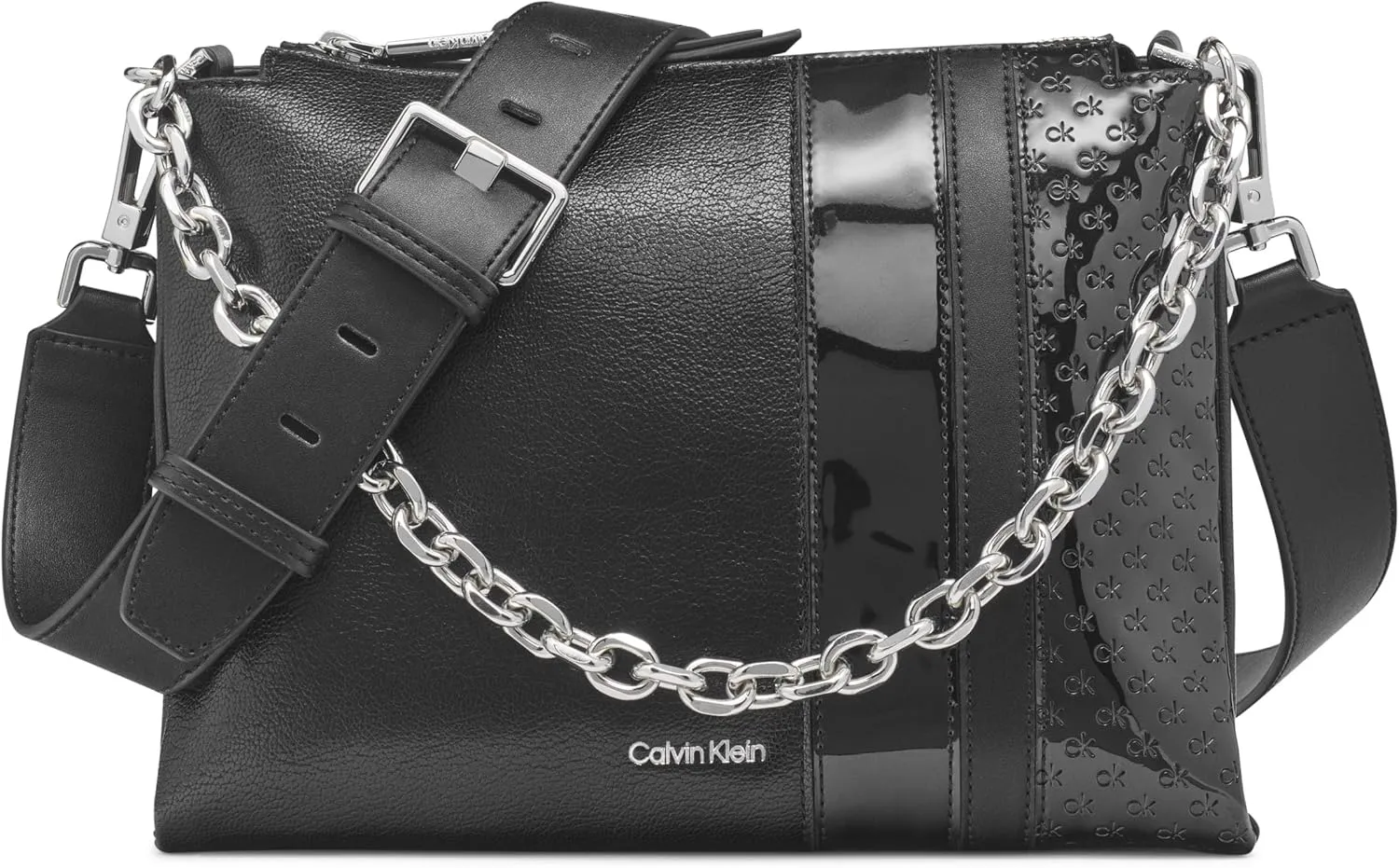 Calvin Klein Rain Triple Compartment Chain Crossbody