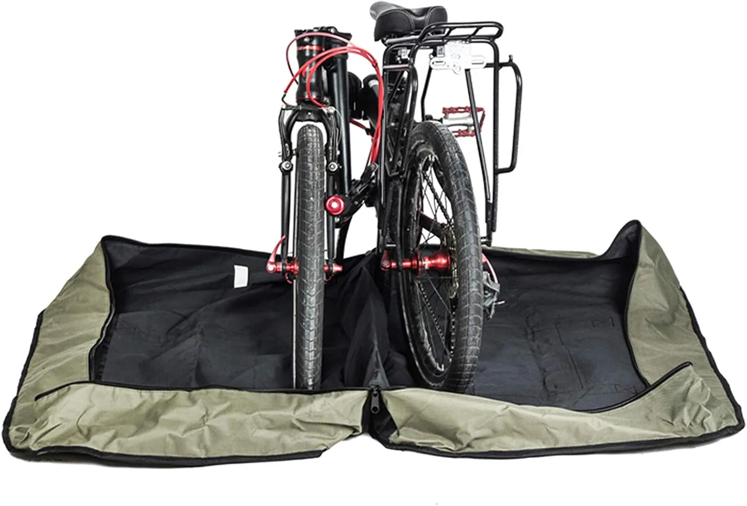 CamGo 20 Inch Folding Bike Bag - Waterproof Bicycle Travel Case Outdoors Bike Transport Bag for Cars Train Air Travel