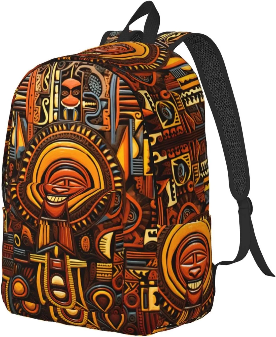 Canvas Fashions National Pattern Print Backpacks,Casual Lightweight Sports Rucksack Travel Multipurpose Bag