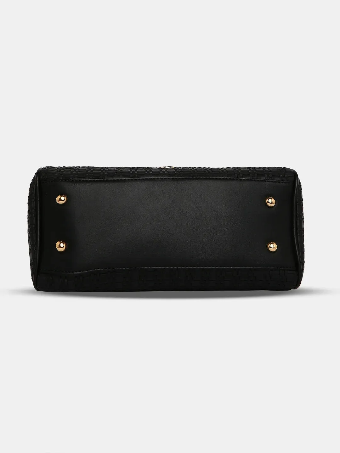 Caprese Andrea Medium Black Office Tote Bag