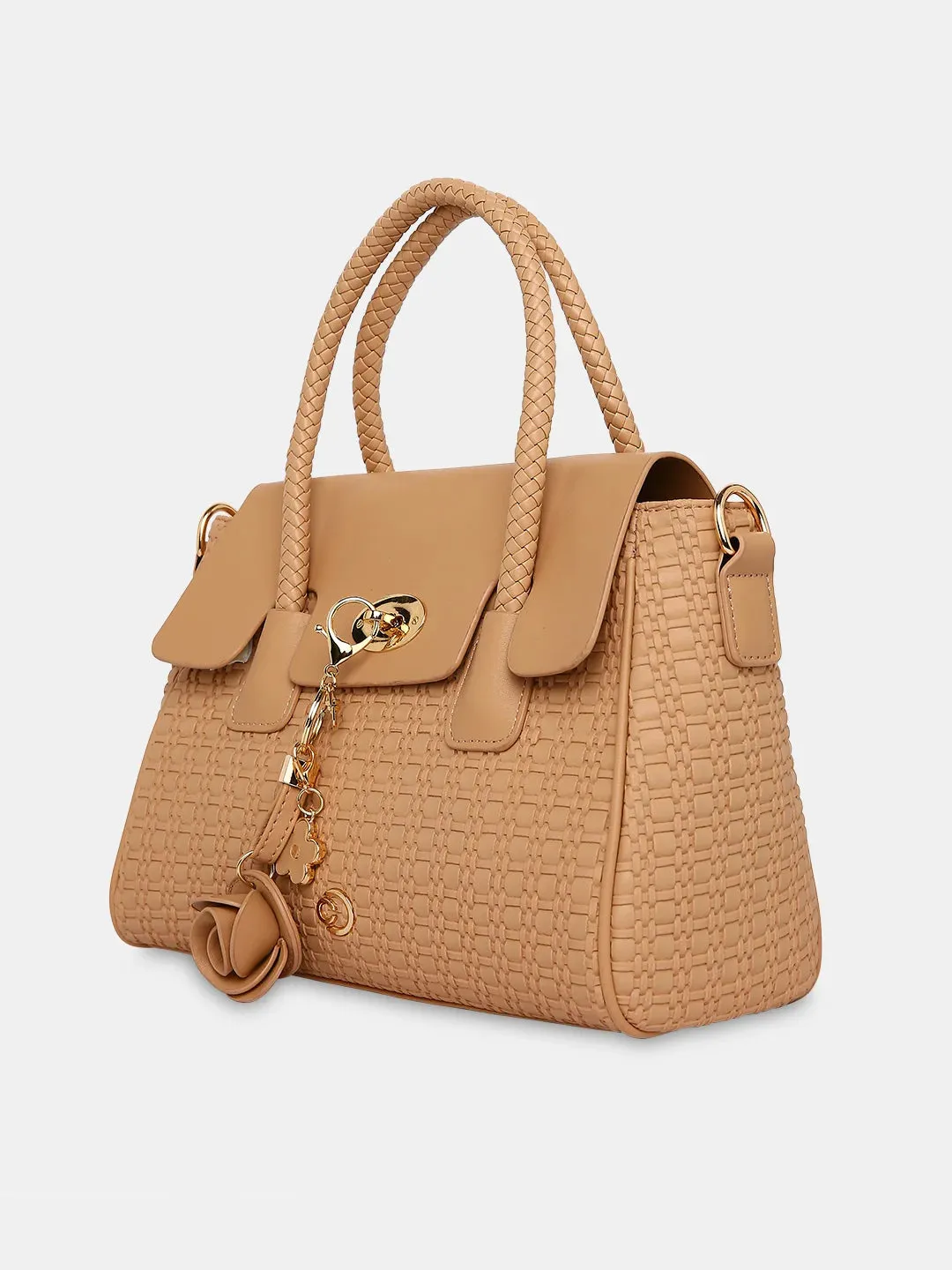 Caprese Andrea Medium Khaki Office Tote Bag