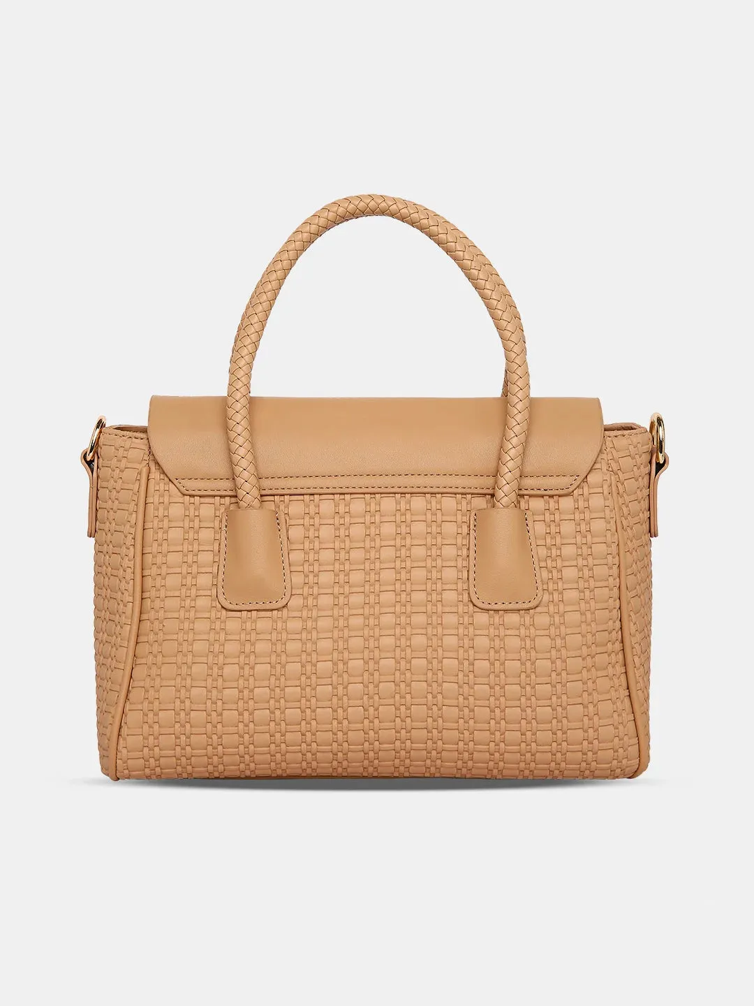Caprese Andrea Medium Khaki Office Tote Bag