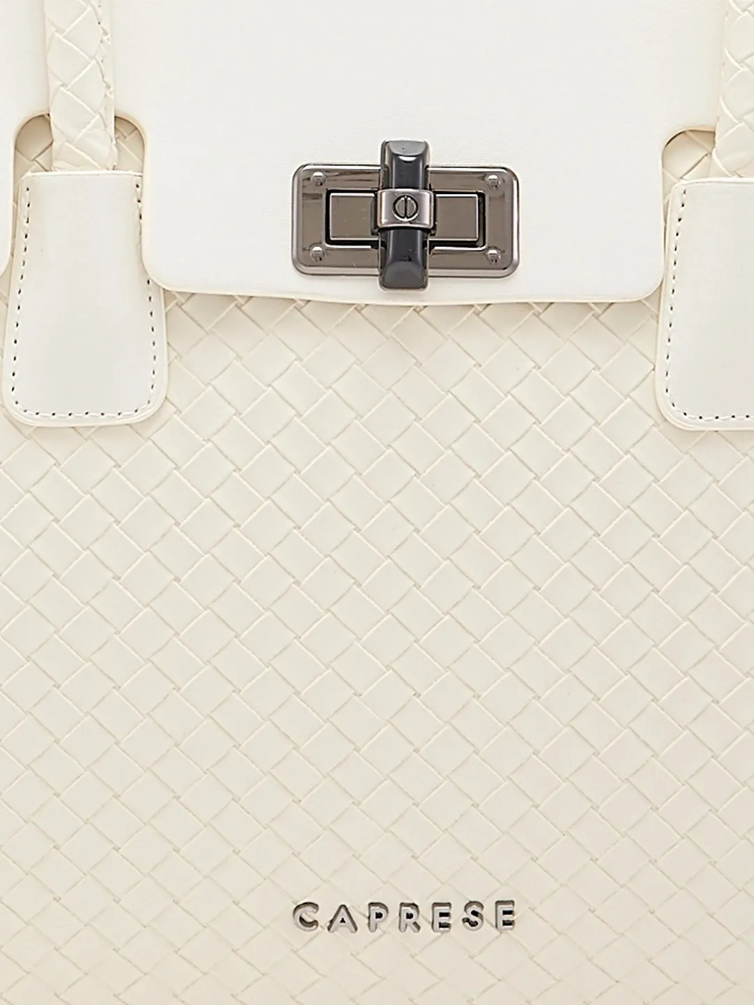 Caprese Renee Medium Beige Satchel Bag