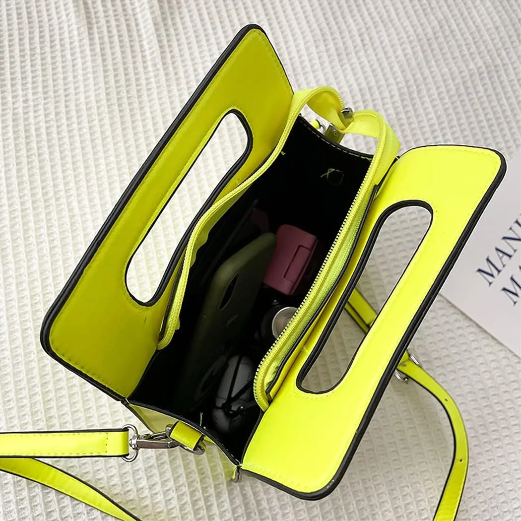 Caution Stop Sign Catwalk in Progress Funny Purse Messenger Bag Shoulder Crossbody Bag for Women