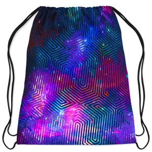Celestial Finger Print Drawstring Bag