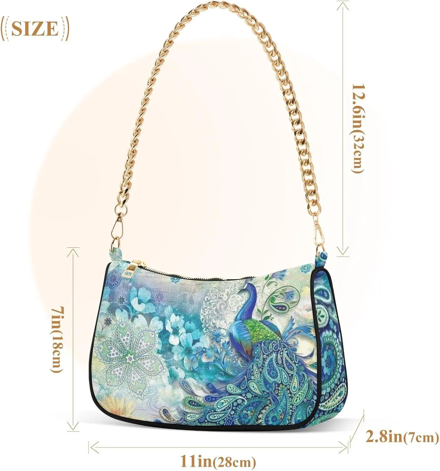 Chain Shoulder Bag Tote Handbag Purse for Women