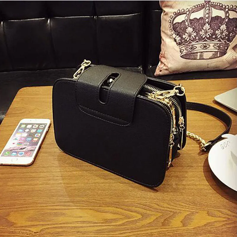 Chain Strap Flap Design Handbag