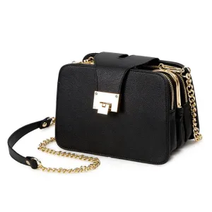 Chain Strap Flap Design Handbag