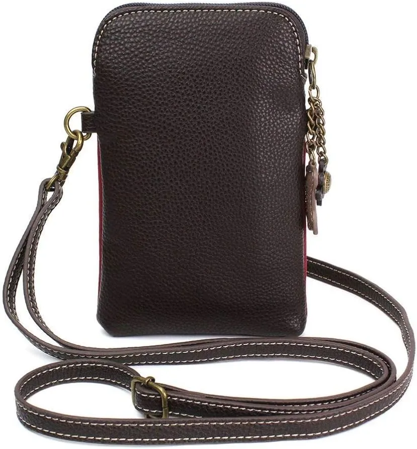 CHALA Dazzled Cell Phone Crossbody Purse-Women PU Leather Multicolor Handbag with Adjustable Strap