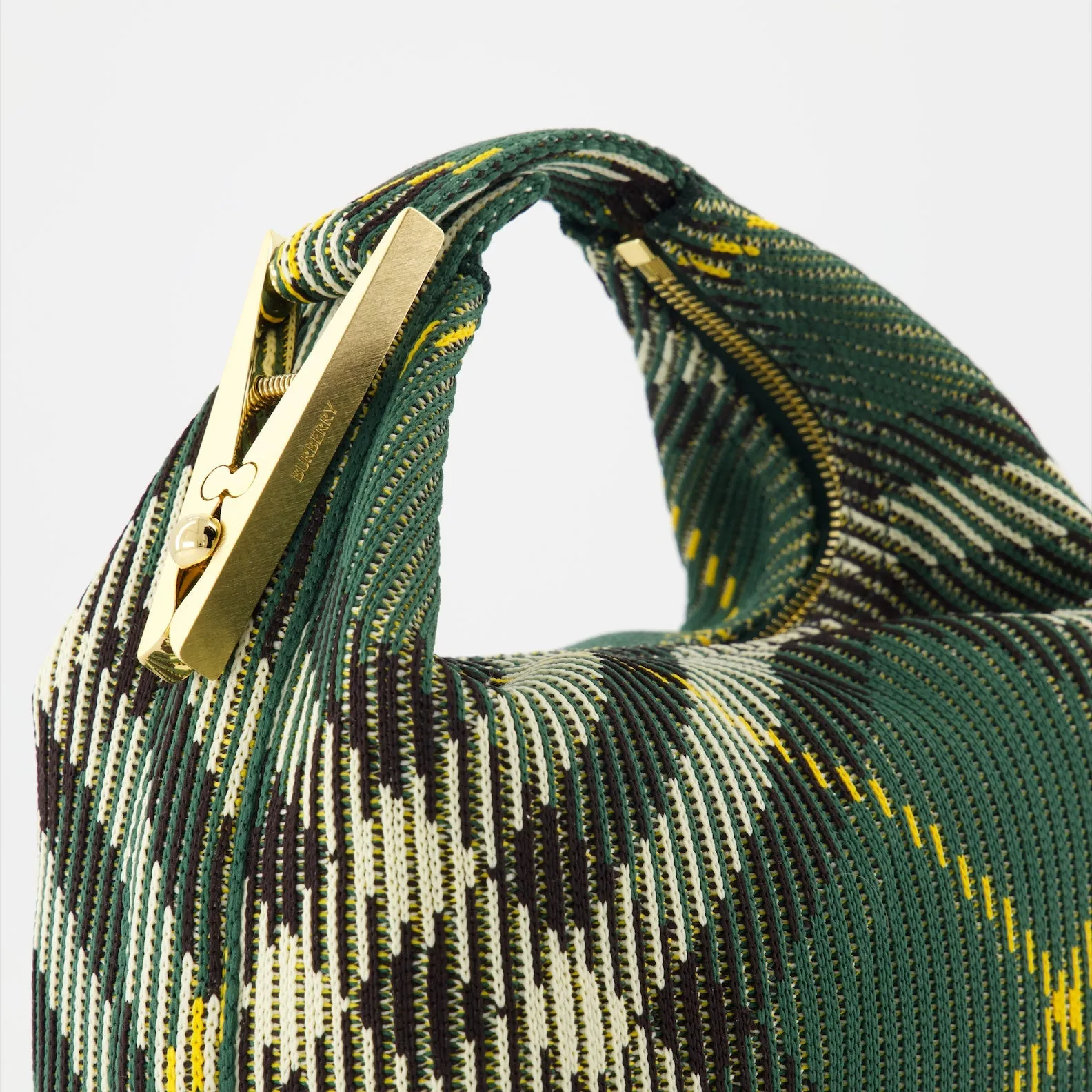 Checkered Mini Peg Handbag