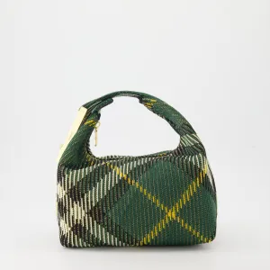 Checkered Mini Peg Handbag
