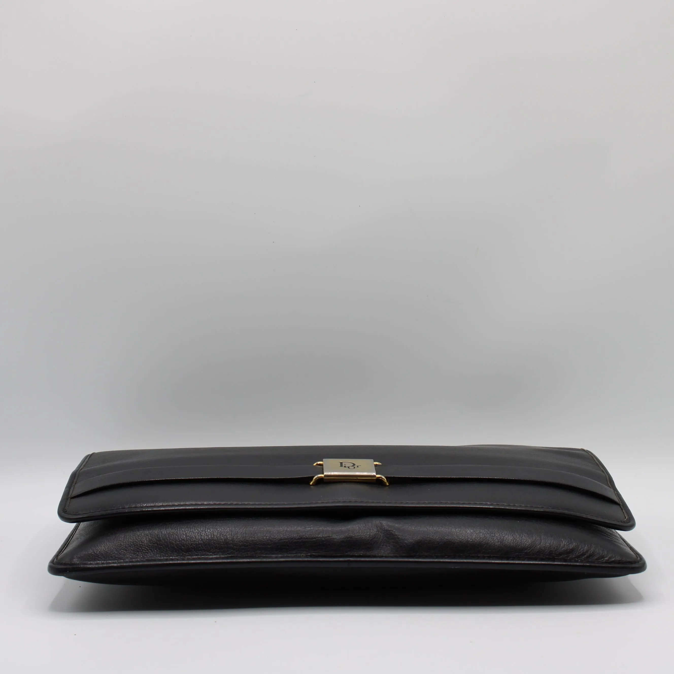 Christian Dior Black Leather Chain Crossbody Bag