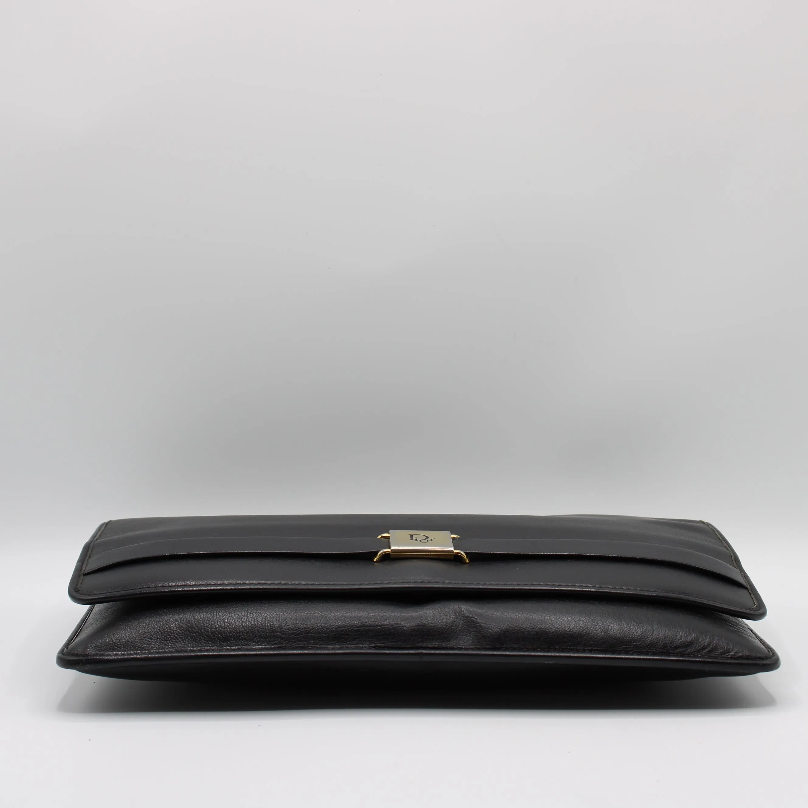 Christian Dior Black Leather Chain Crossbody Bag