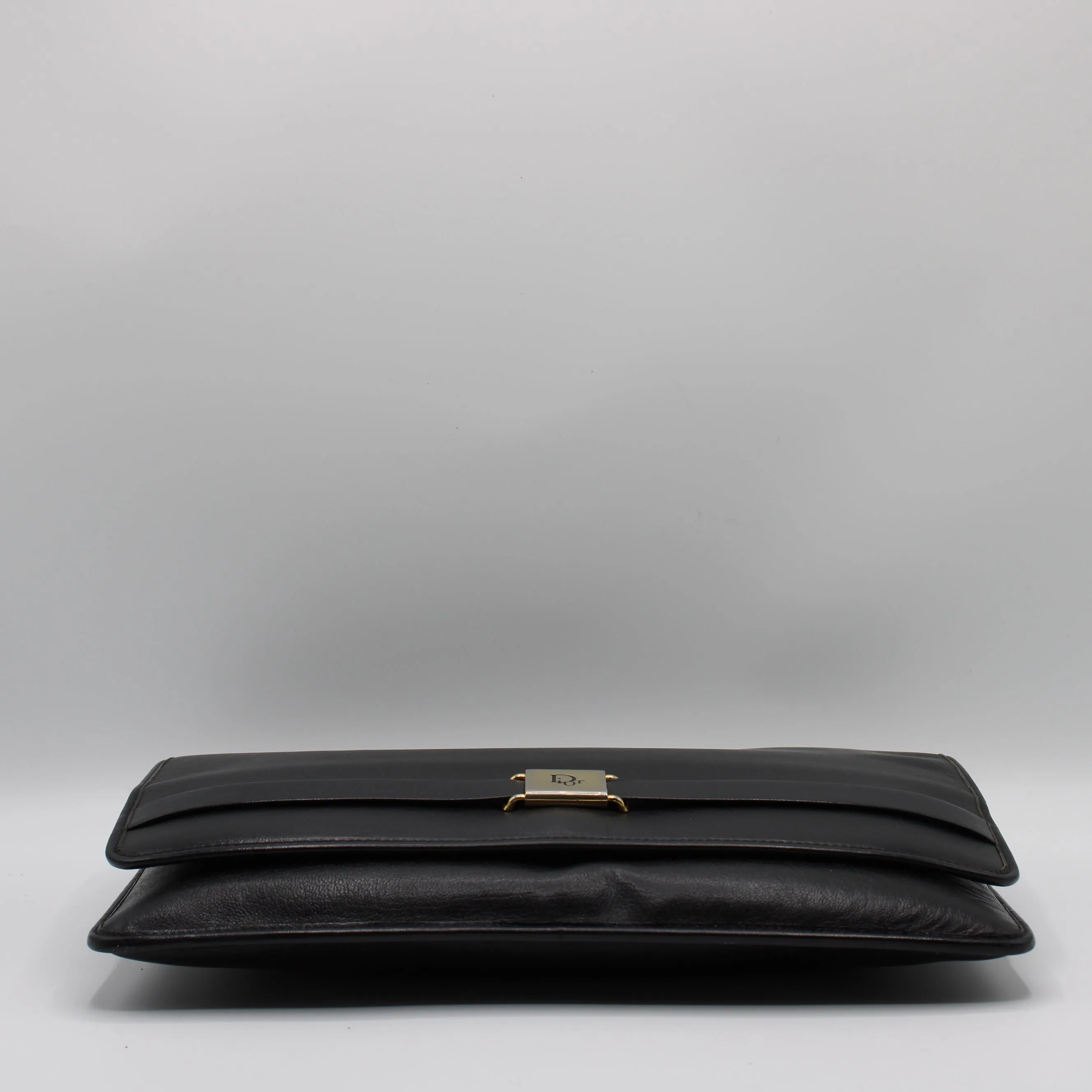 Christian Dior Black Leather Chain Crossbody Bag