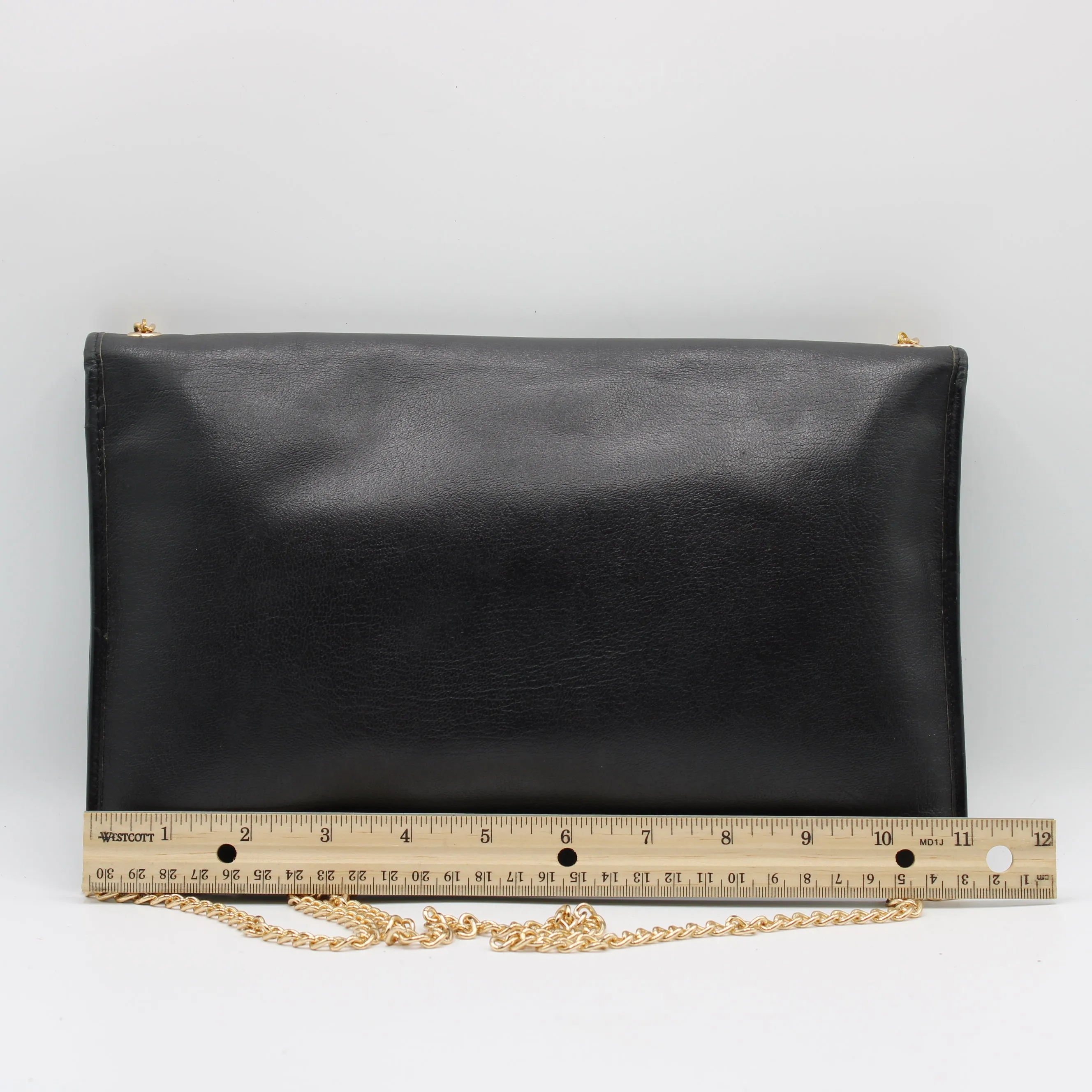 Christian Dior Black Leather Chain Crossbody Bag