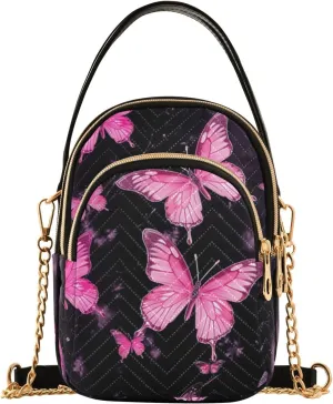 Colorful Dog Paw Print Women Crossbody Bag, Small Handbags for Women Crossbody, Fall Crossbody Purse
