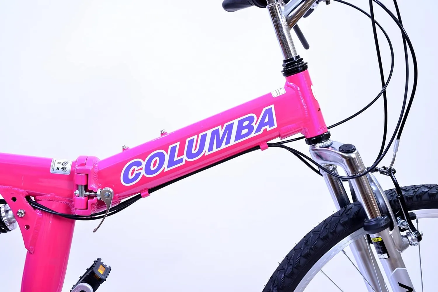 Columba 26 Inch Alloy Folding Bike w.18 Speed & Double Suspension