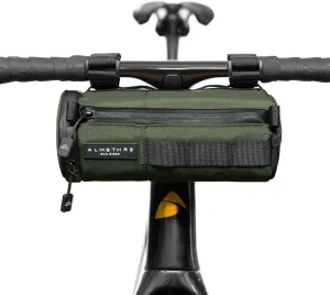 Compact Bar Bag – Hunter Green | Hard-Shell Bike Handlebar Bag with Waterproof Zipper & Adjustable Straps | Lightweight Bicycle Handlebar Bag, Compatible with Road, Gravel & MTB Bikes