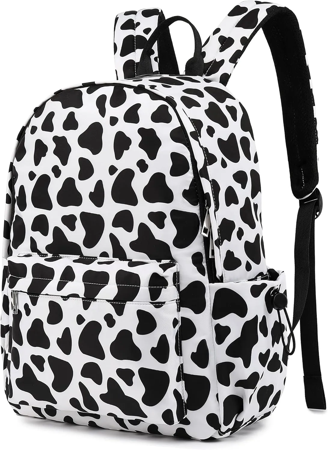 Cow Print School Backpack for Girls Women, Teens School Bags Bookbags Ladies Laptop Backpacks