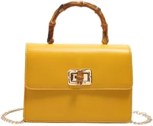 cross-body bag Premium Bamboo Shoulder Bag