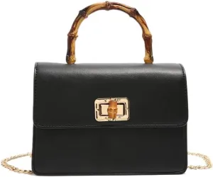 cross-body bag Premium Bamboo Shoulder Bag