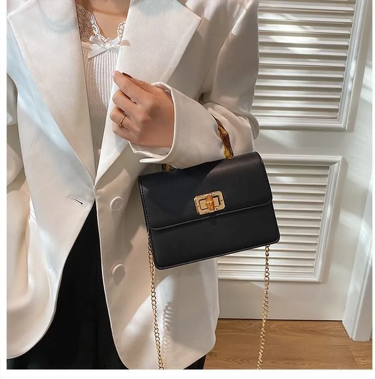 cross-body bag Premium Bamboo Shoulder Bag